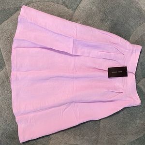 Zara Linen Midi Skirt